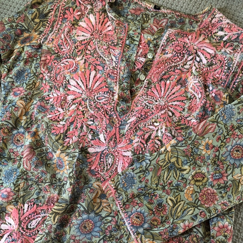 Long sleeve blouse